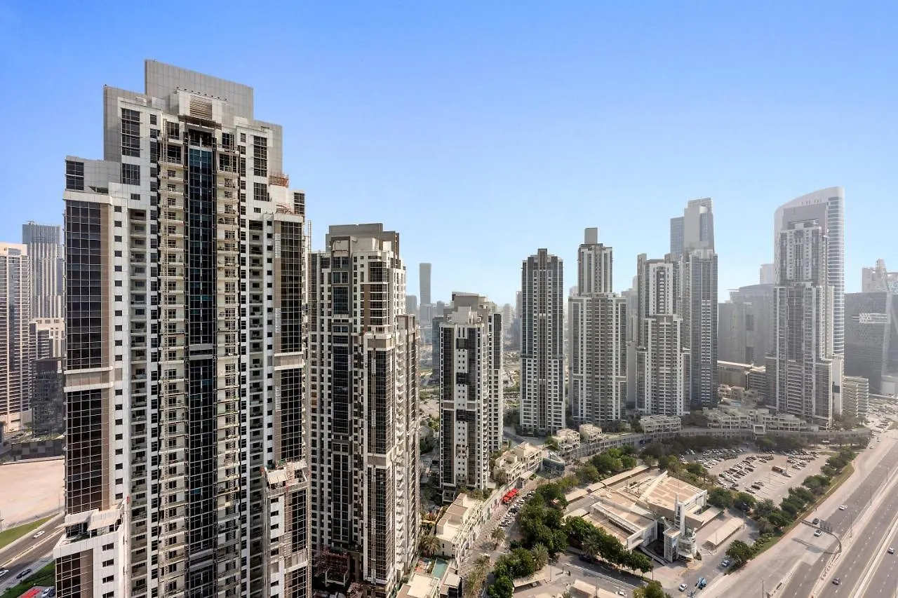 Apartment Full Burj Khalifa View Lux 2Bedroom With Rooftop Pool Central Location In Paramount Hotel Midtown Dubai