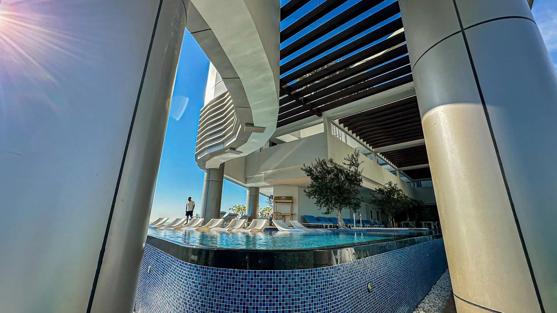 Full Burj Khalifa View Lux 2Bedroom With Rooftop Pool Central Location In Paramount Hotel Midtown Dubai 0*,