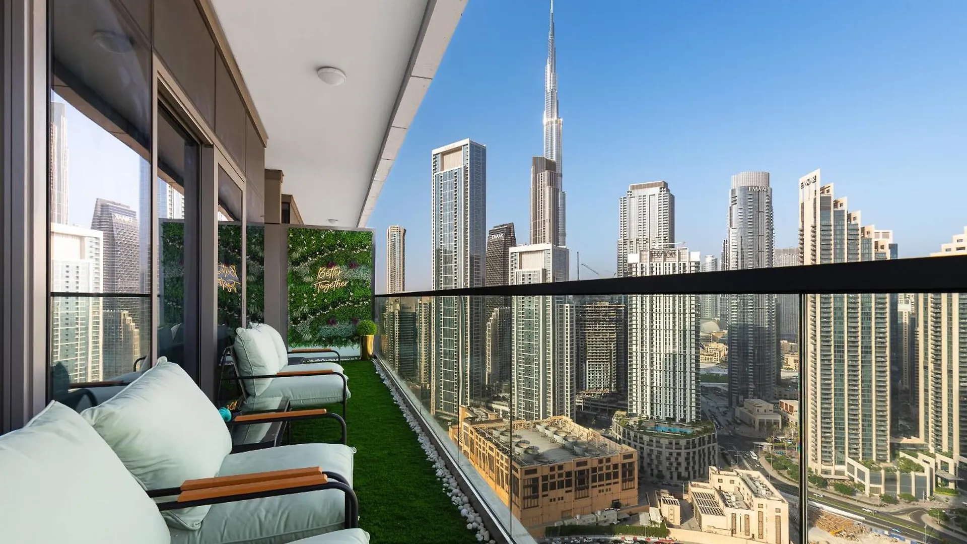 Full Burj Khalifa View Lux 2Bedroom With Rooftop Pool Central Location In Paramount Hotel Midtown Dubai