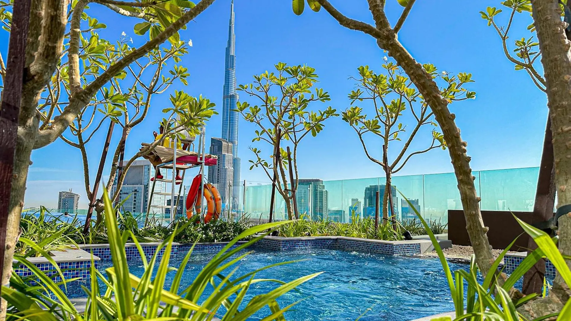 Full Burj Khalifa View Lux 2Bedroom With Rooftop Pool Central Location In Paramount Hotel Midtown Дубай 0*,  ОАЭ