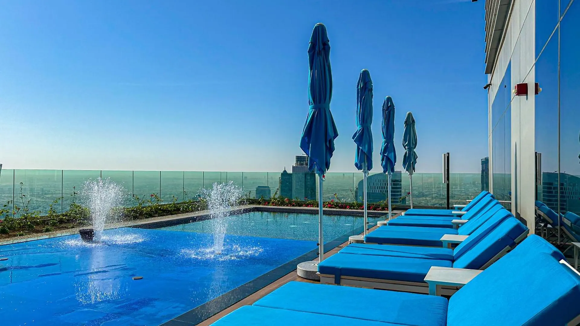 Full Burj Khalifa View Lux 2Bedroom With Rooftop Pool Central Location In Paramount Hotel Midtown Дубай