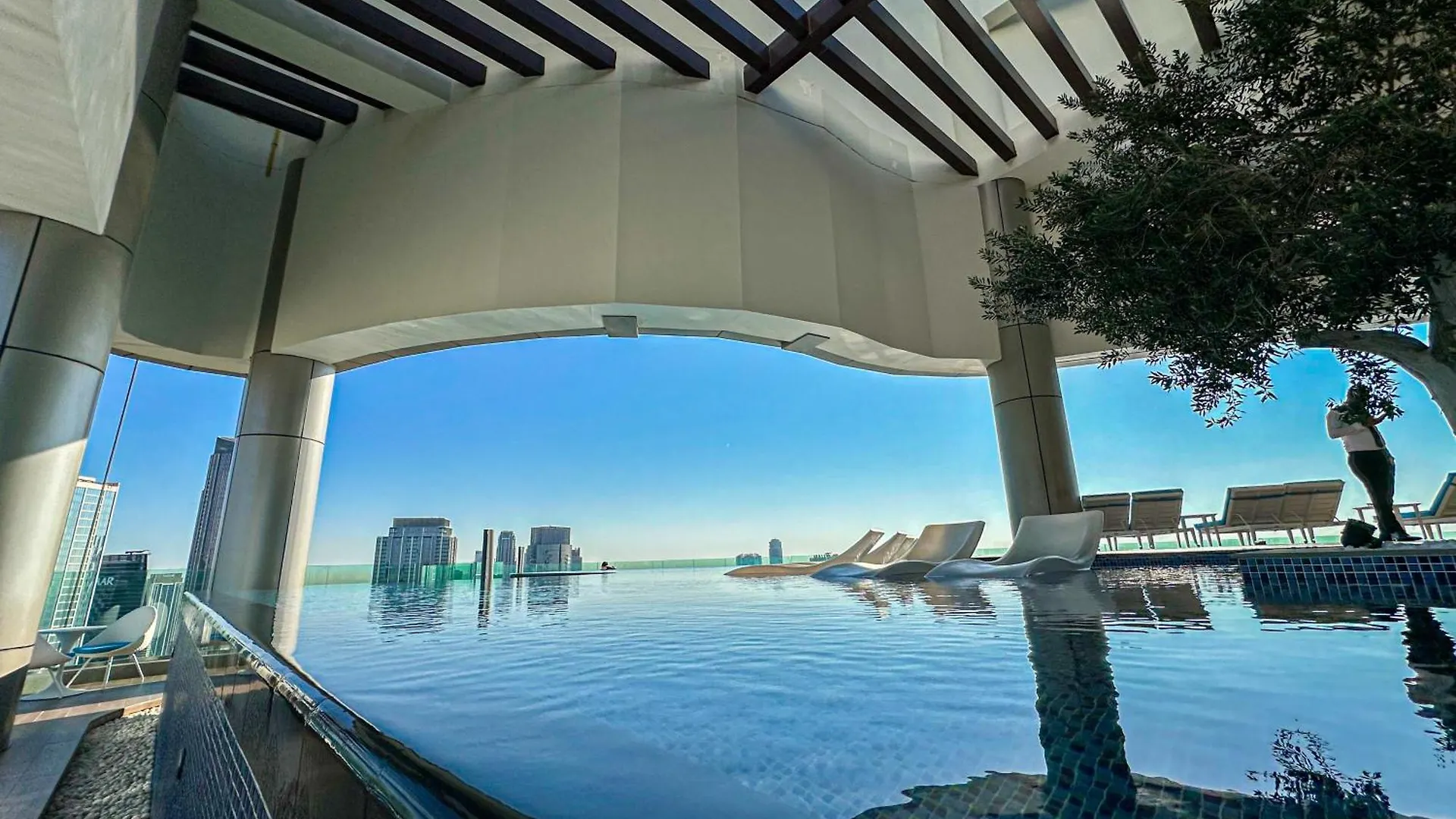 Апартаменты Full Burj Khalifa View Lux 2Bedroom With Rooftop Pool Central Location In Paramount Hotel Midtown Дубай ОАЭ