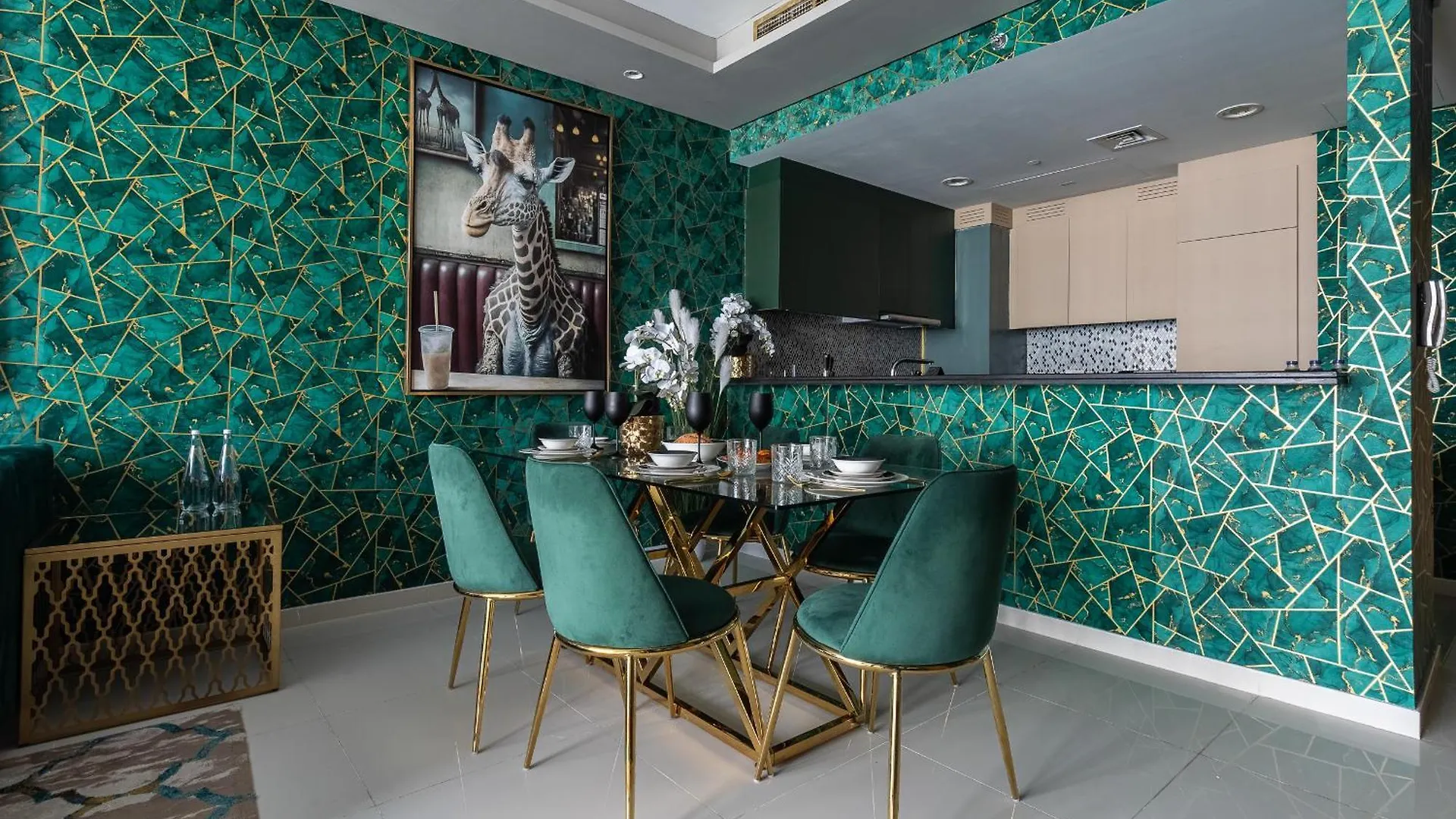 Апартаменты Full Burj Khalifa View Lux 2Bedroom With Rooftop Pool Central Location In Paramount Hotel Midtown Дубай